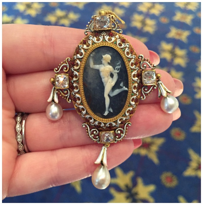 A stunning Victorian Renaissance revival cameo pieced by renowned French goldsmith, Froment-Meurice. At M. Khordipour.