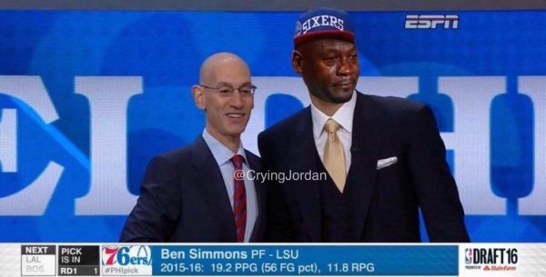 Crying Jordan Ben Simmons