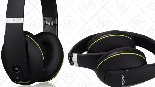 Slip on a Pair of Wireless, Noise-Canceling On-Ear Headphones For $40