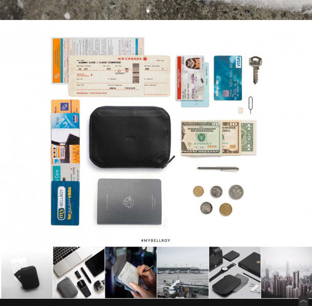 Instagram-Bilder am Ende der Produktdetailseite für einen besseren Einblick in die Produkte bei Belroy.