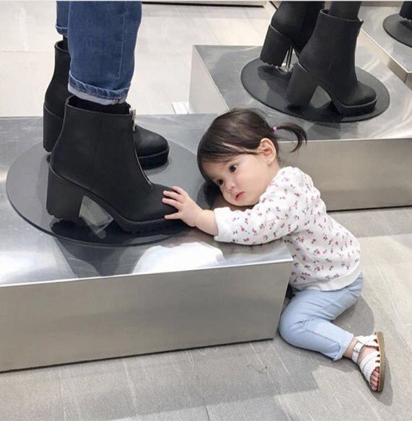 When you see a pair of shoes that you love but you can't afford them