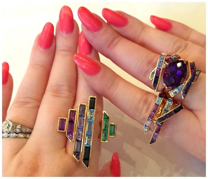 Three incredible rings from the Tomasz Donocik Electric Night collection.