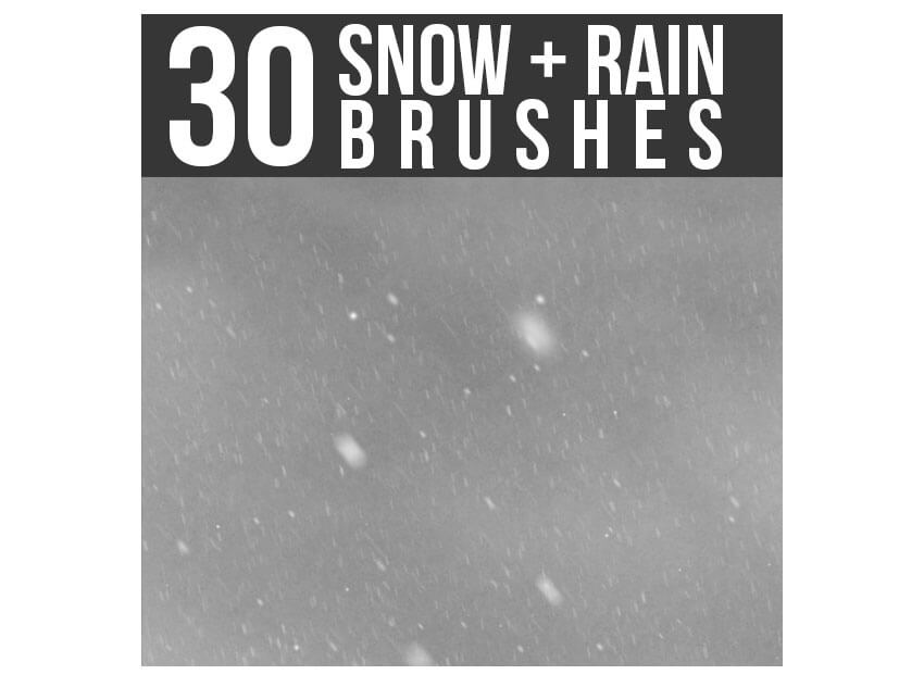 Snow and Rain Brushes
