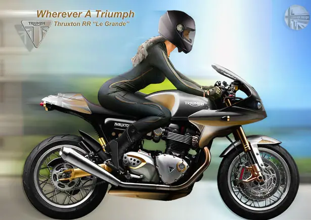 Triumph Thruxton Retrovation Concept Motorcycle by Lee Thompson