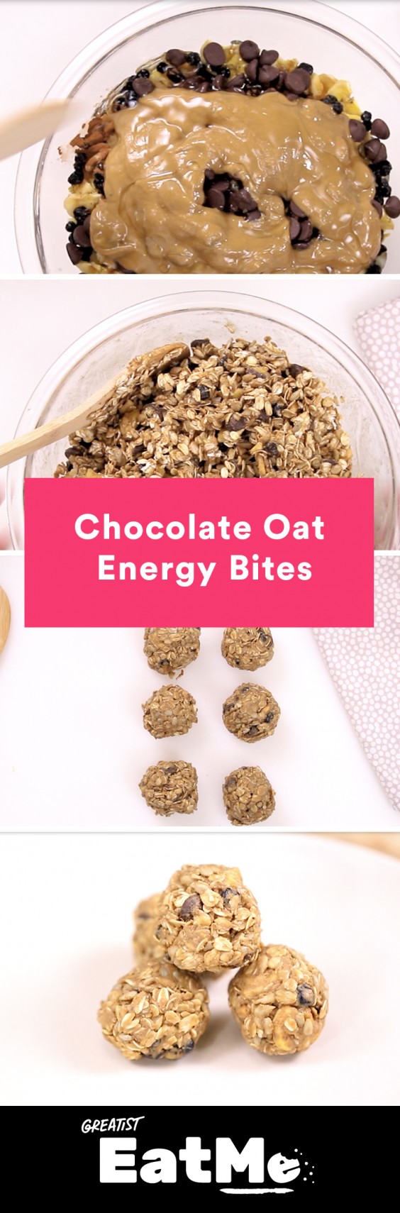 Eat Me Video: Chocolate Oat Energy Bites