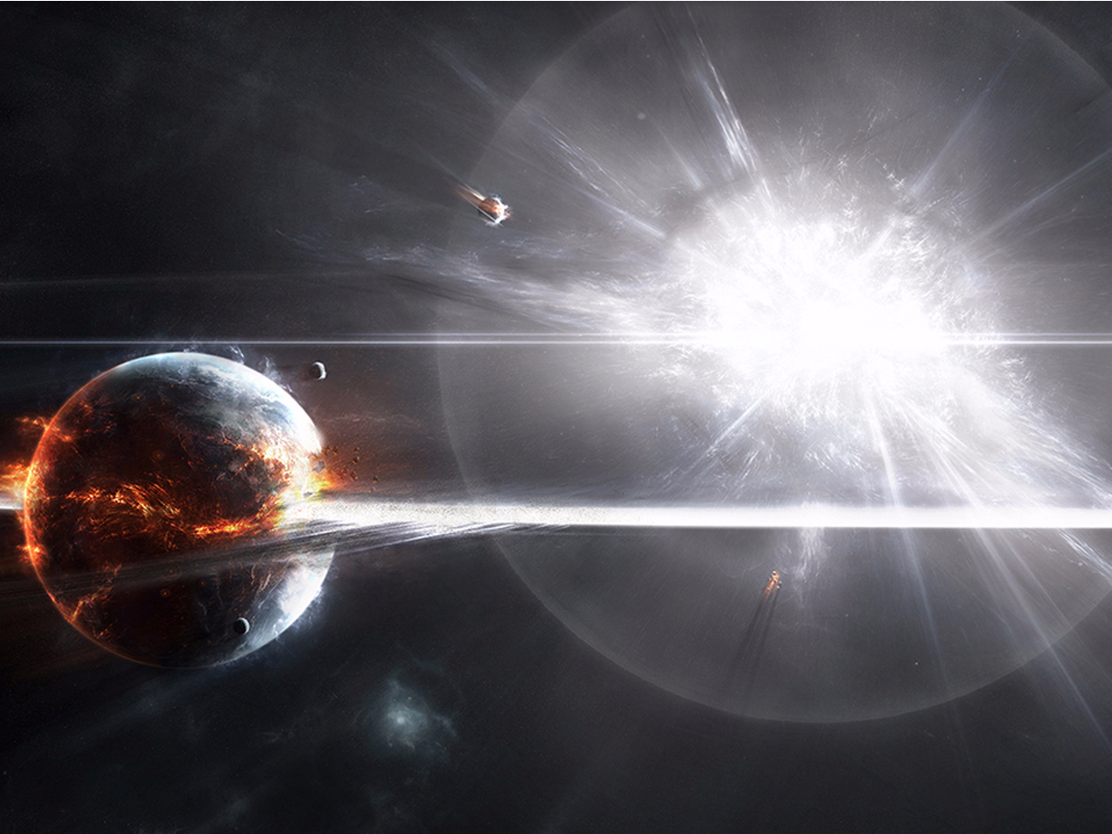 supernova exploding star illustration nasa