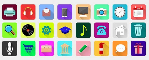 3-24-Rounded-Flat-Icons-Vector