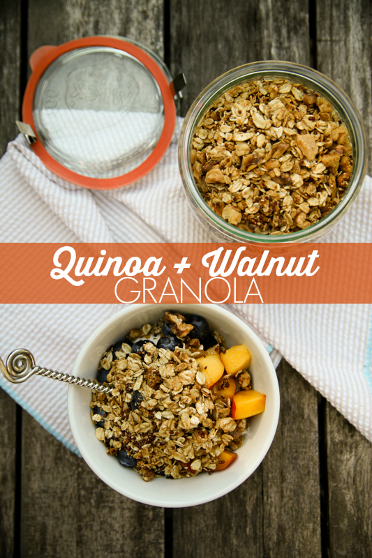 Quinoa and Walnut Granola