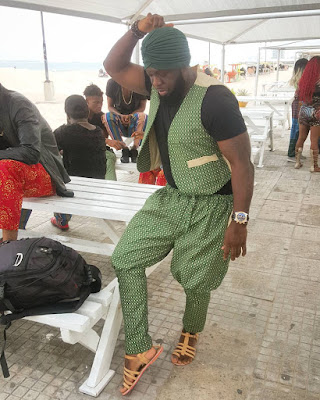 Photos: Check out Timaya's Indian inspired outfit