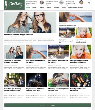 CoolBaby Blogger Templates