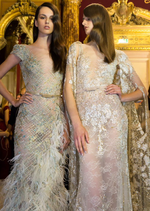 Ziad Nakad Couture Fall 2016 Show ~ backstage