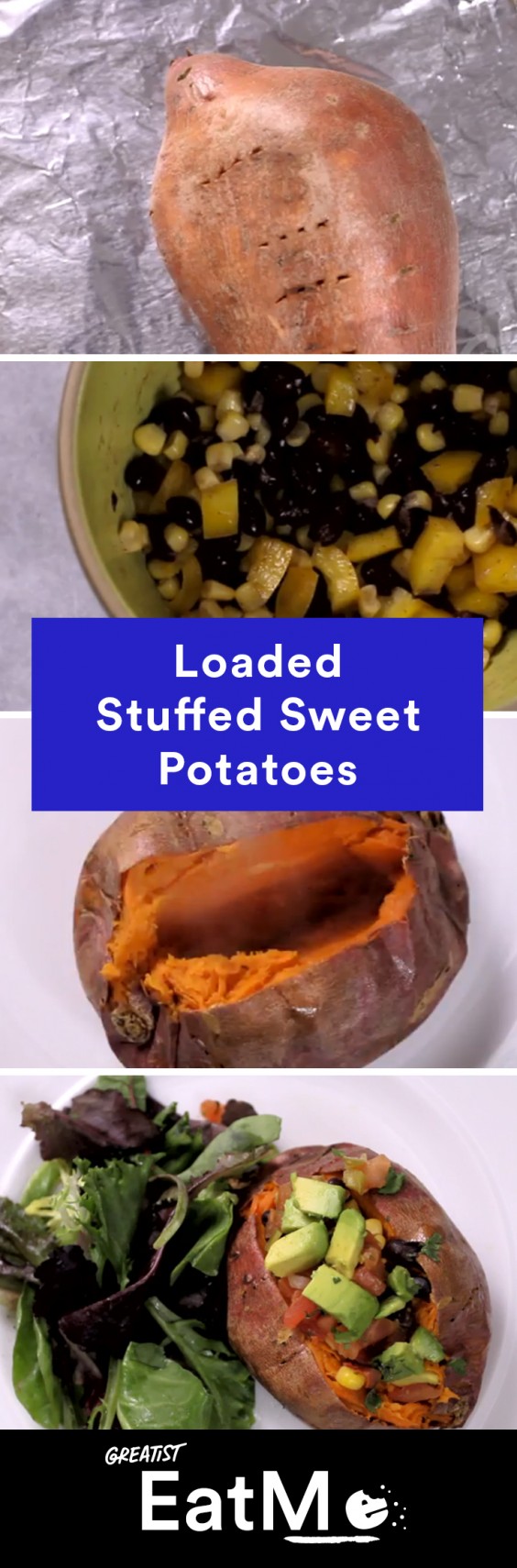 Eat Me Video: Stuffed Sweet Potatoes