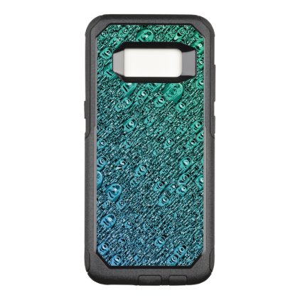 Abstract Blue And Green Shapes OtterBox Commuter Samsung Galaxy S8 Case