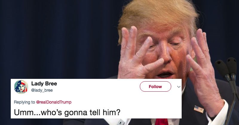 People on Twitter freak out at Donald Trump after he tweets out about the wrong mass shooting.