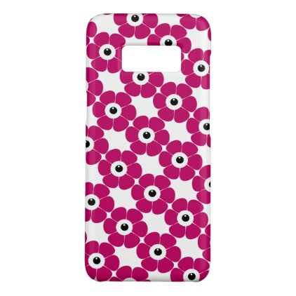 the eye of the pink flower Case-Mate samsung galaxy s8 case