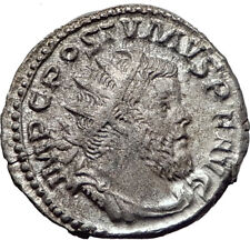 POSTUMUS  260AD Silver Authentic Genuine Ancient Roman Coin Victory i65351