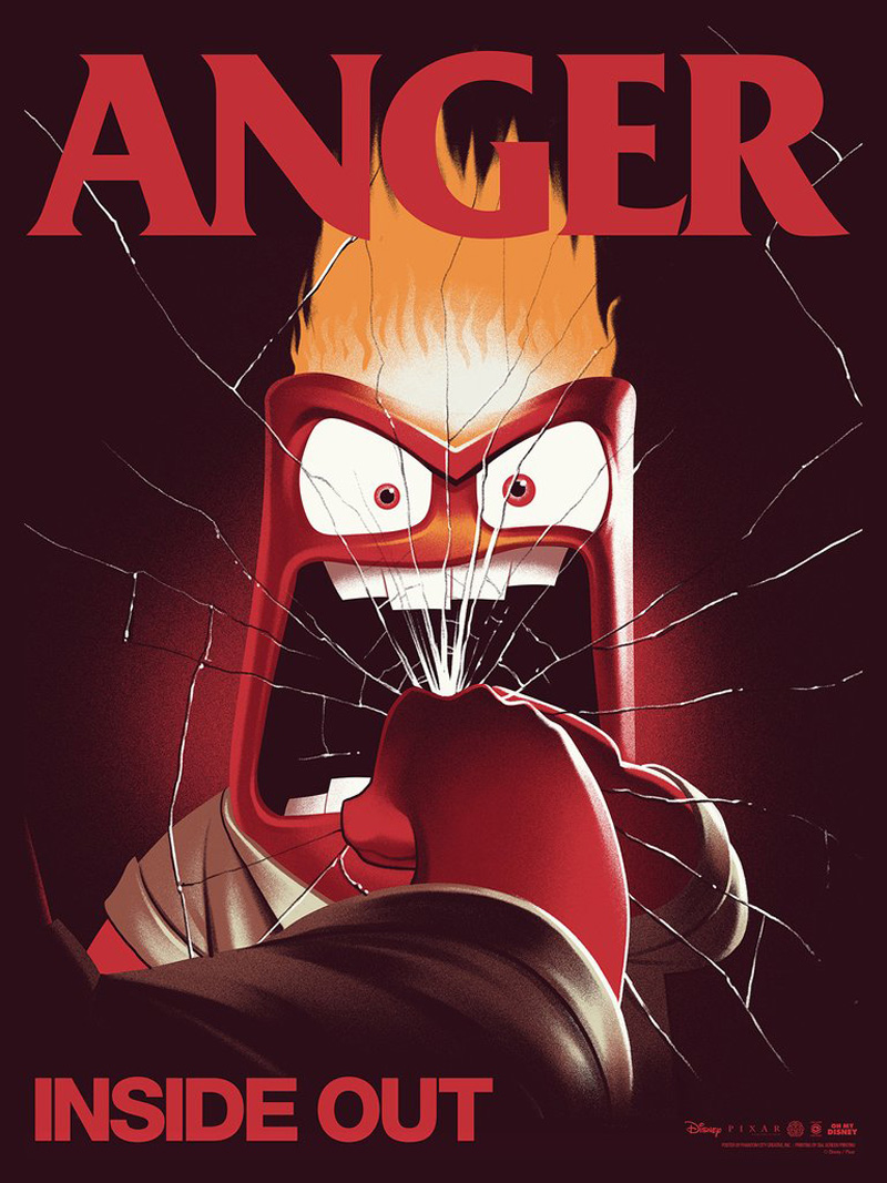 Phantom City Creative - Inside Out: Anger (Mondo)