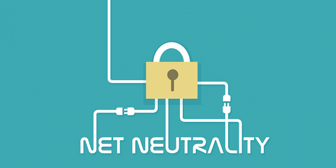 image of cables and lock symbolizing net neutrality