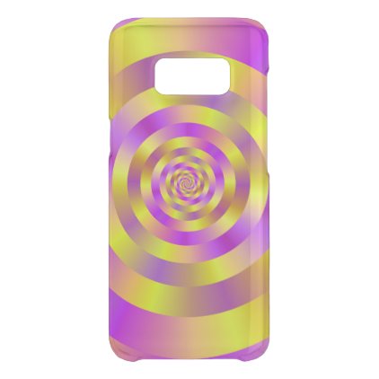Yellow and Pink Spiral Rings Uncommon Samsung Galaxy S8 Case