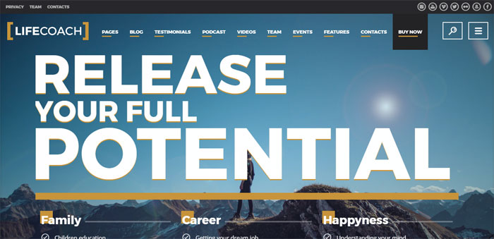 Life-Coach WordPress Themes for Schools, Colleges, Kindergartens and more