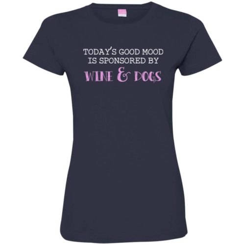 Wine & Dogs Ladies’ Premium T-Shirt
