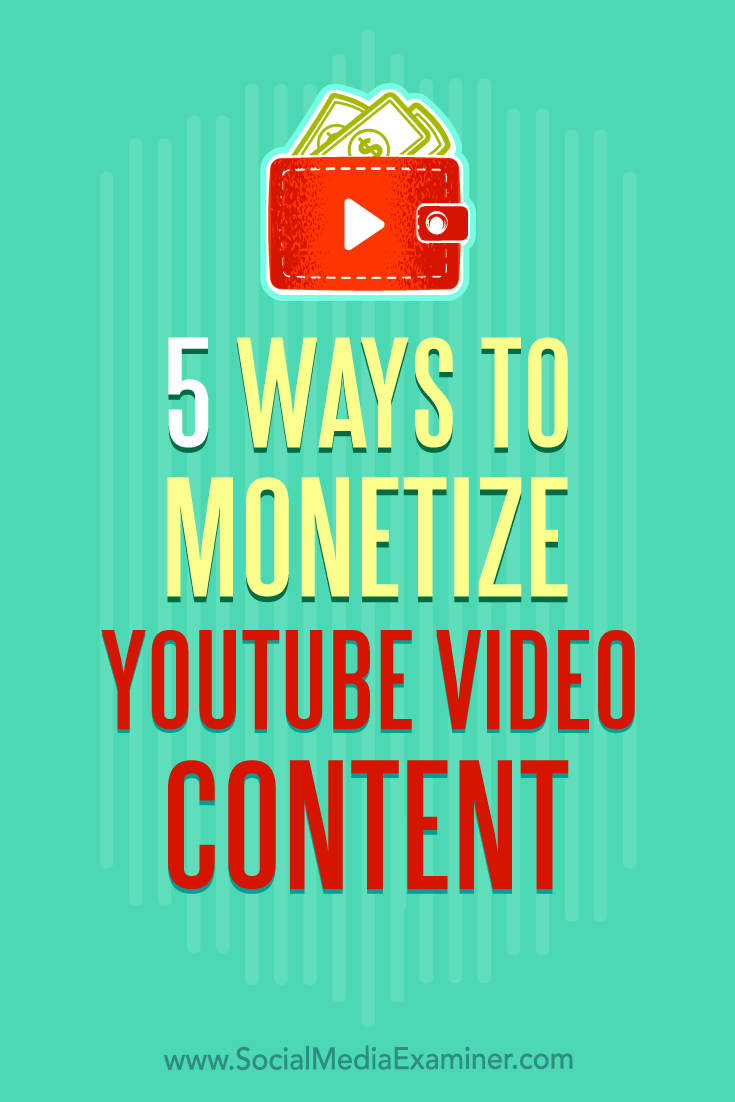 Discover five ways YouTube creators can use video sponsorships to generate supplemental revenue outside of AdSense.