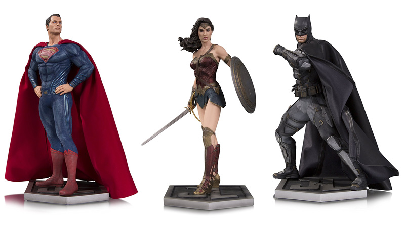 Justice League Movie Statues