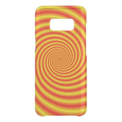 Yellow into Red via Orange Spiral Uncommon Samsung Galaxy S8 Case