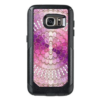 Pink and Purple Mandala Flower OtterBox Samsung Galaxy S7 Case