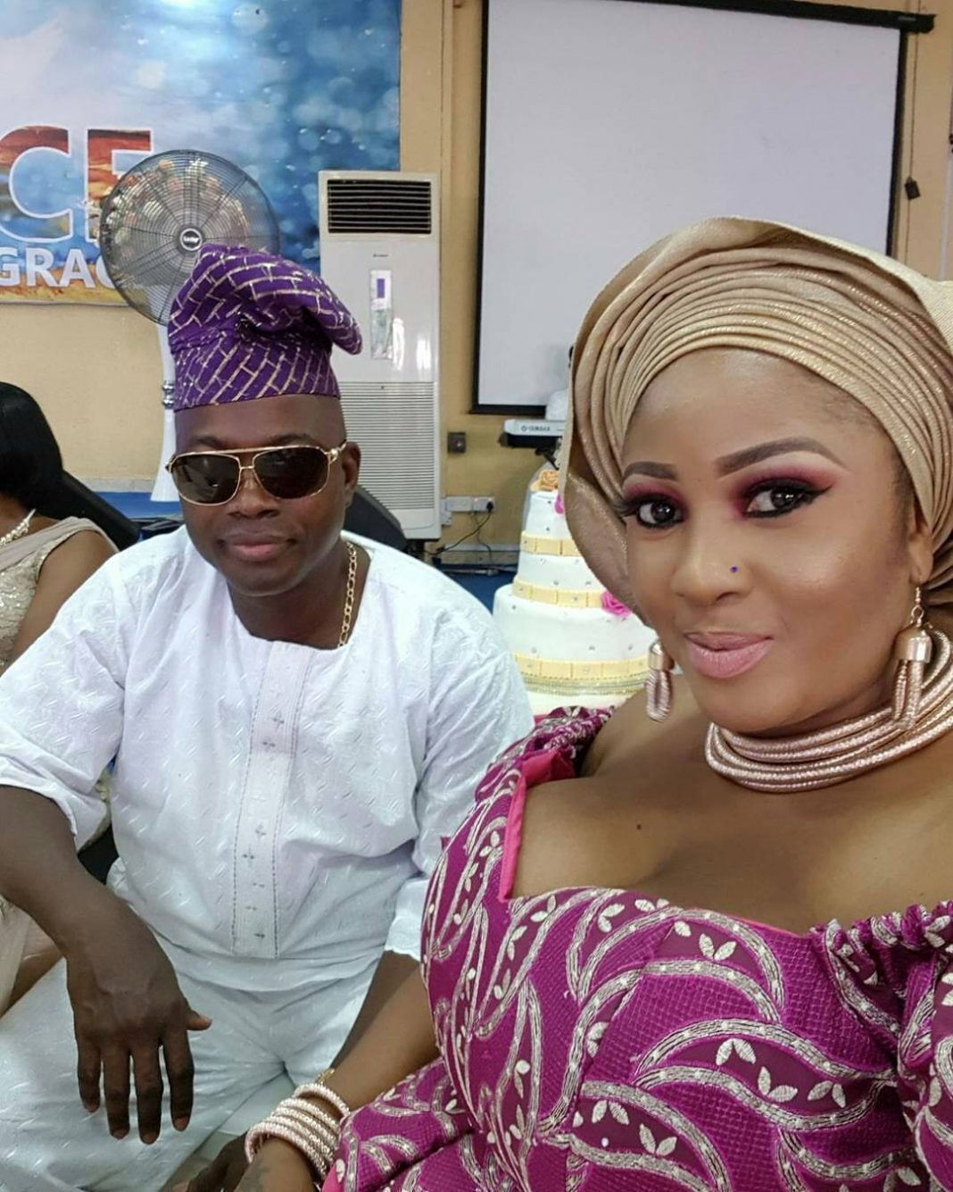 Actress Tope Osoba finally shows off her man