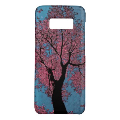 Looking Up at a Blue Sky &amp; Pink Trees Case-Mate Samsung Galaxy S8 Case