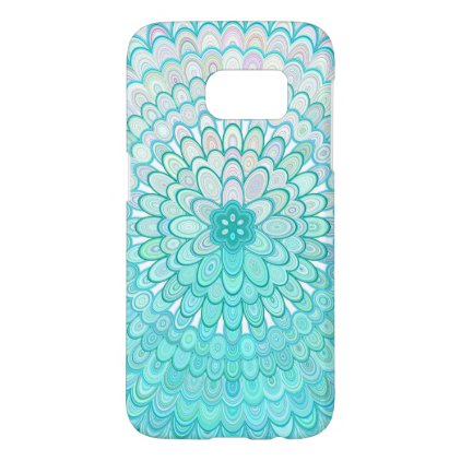 Ice Flower Mandala Samsung Galaxy S7 Case