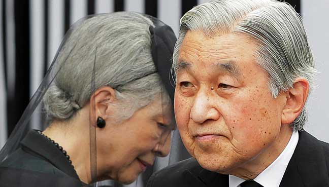Japanese emperor Akihito worked to console the people, reconcile with Asia