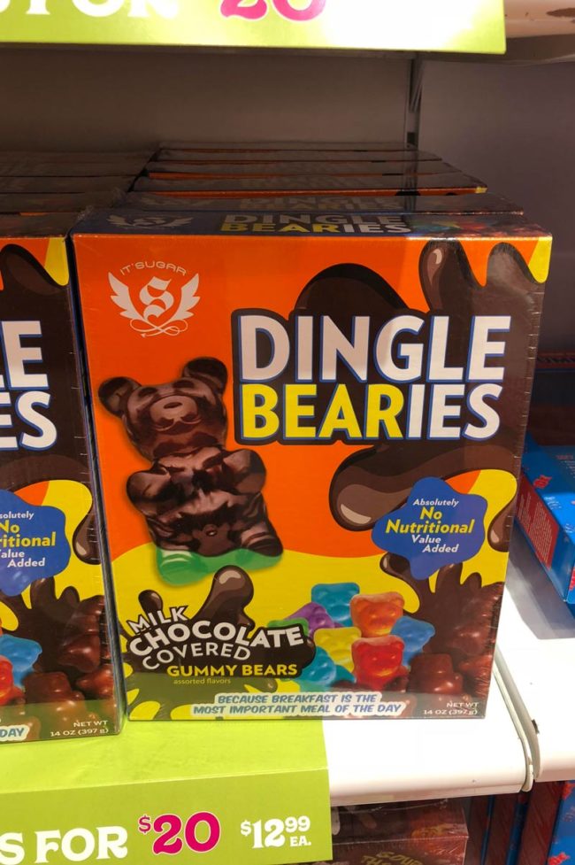 Probably could’ve thought of a more appetizing name for chocolate covered gummy bears