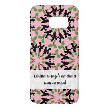 Poodle Christmas pattern Samsung Galaxy S7 Case