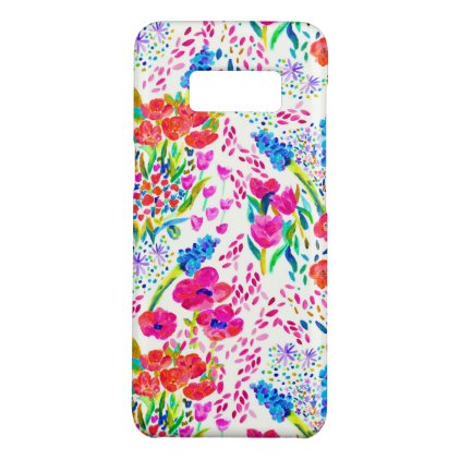 Cute colorful watercolor flowers pattern Case-Mate samsung galaxy s8 case