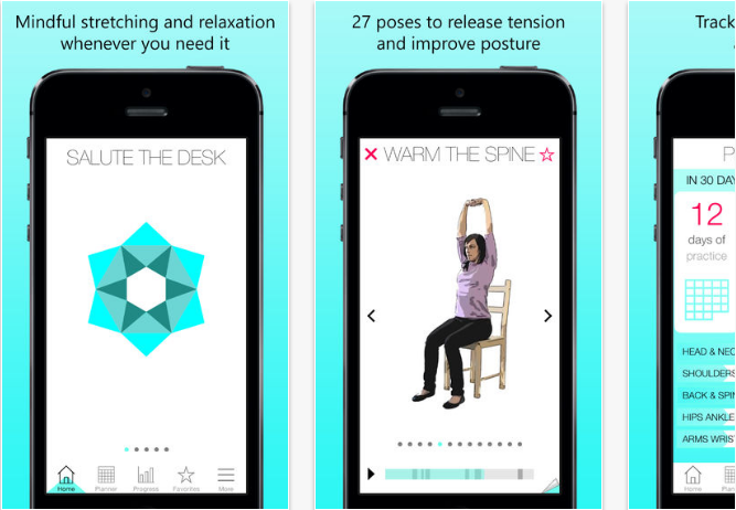 Salute-the-Desk Health & Fitness Apps for iPhone and iPad