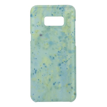 Blue &amp; Green Watercolour Splat Uncommon Samsung Galaxy S8+ Case