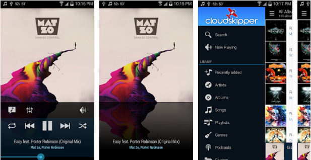 Cloudskipper-Music-Player Best Android music player apps to listen to music on them