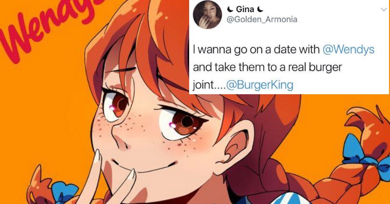 Wendy's roasts Burger King on Twitter after a girl asks where she should take her date for dinner.
