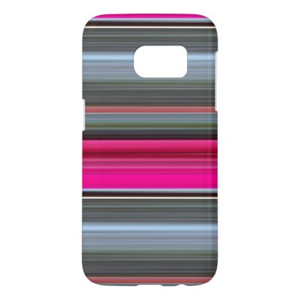 Abstract #1: Cerise and grey Samsung Galaxy S7 Case