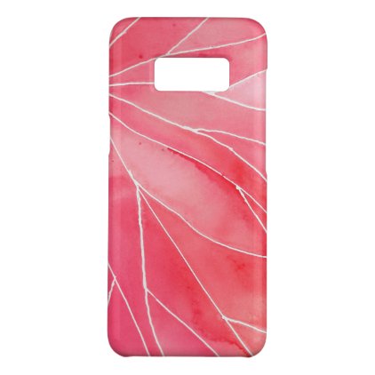 Red Marble Watercolour Break Case-Mate Samsung Galaxy S8 Case