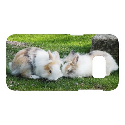 Cute Rabbits on Grass Samsung Galaxy S7 Case