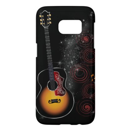 Retro Guitar Samsung Galaxy S7 Case
