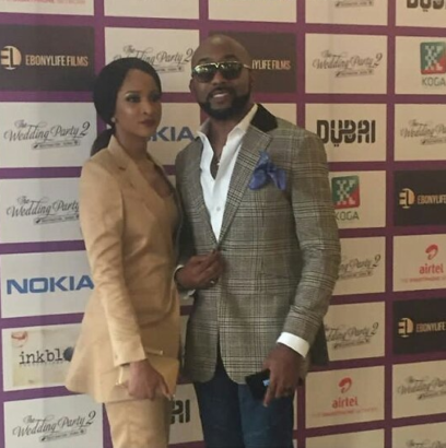 Adesua Etomi and Banky W make their first official appearance as a couple