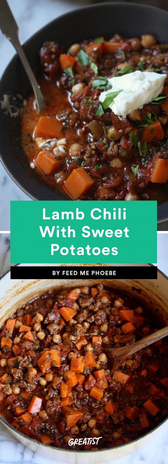 Lamb Chili With Sweet Potatoes