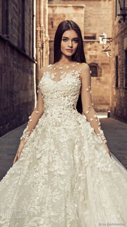(via Julia Kontogruni 2018 Wedding Dresses — “Barcelona” Bridal...