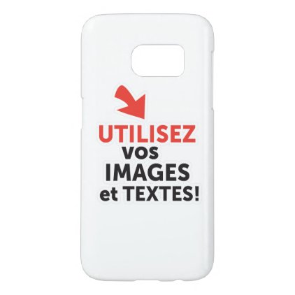 To print your designs in French line DIY Samsung Galaxy S7 Case