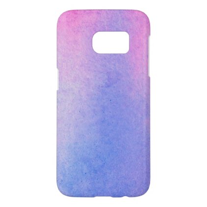 Pink and Blue Marble Watercolour Samsung Galaxy S7 Case