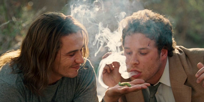 StonerMoviesFrancoRogen1 800x400 Watch James Franco give Seth Rogen heat for only making stoner movies